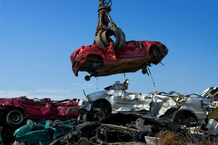 Voiture à la casse 